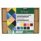 Pebeo Vitrail Glass Painting Collection Set 10 x 45ml Solvent Based Paint 758421
